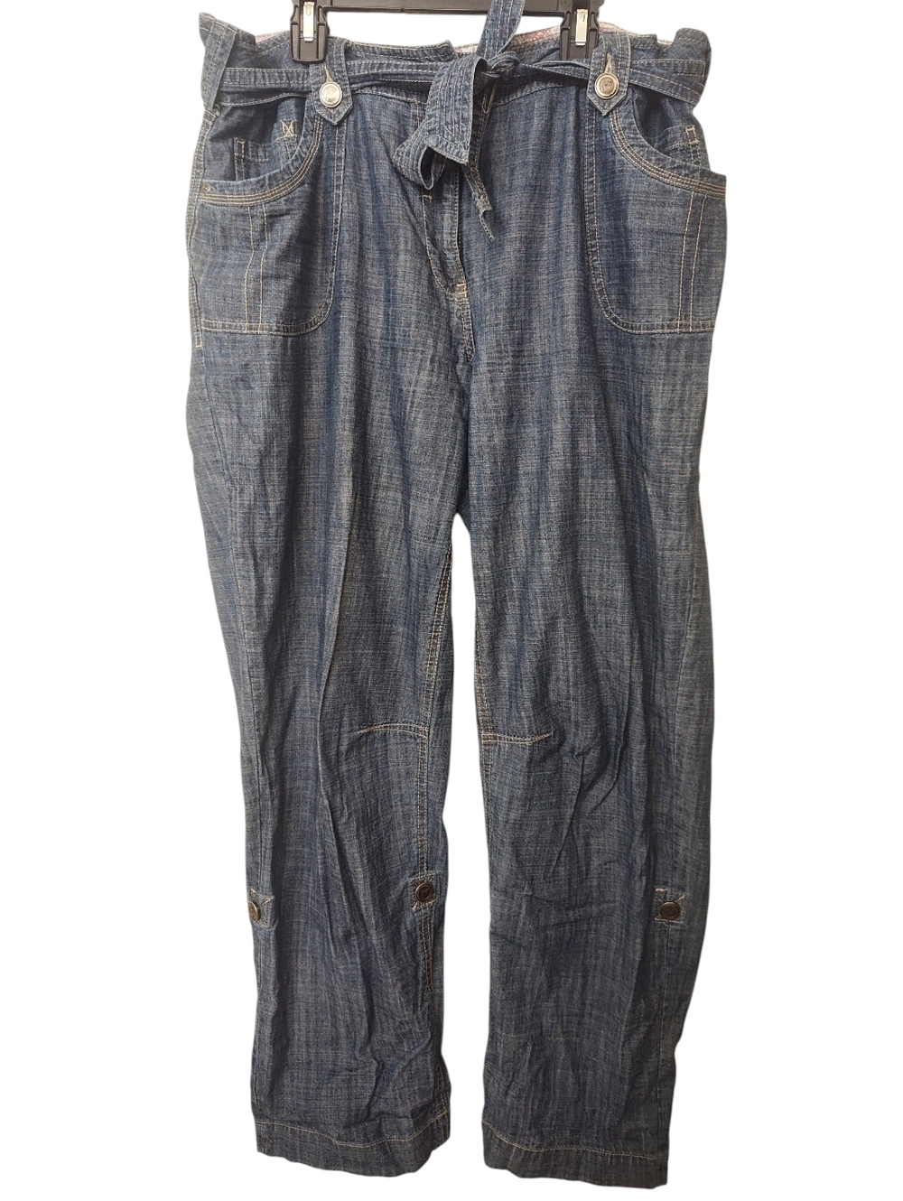 JMS Women's Tie Front Jeans, 16W